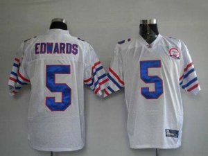 nfl buffalo bills #5 edwards afl 50th white