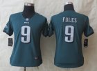 Women New Nike Philadelphia Eagles #9 Foles Green Jerseys