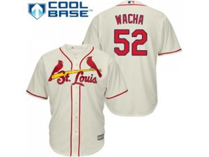 Youth St.Louis Cardinals #52 Michael Wacha Cream Cool Base Stitched MLB Jersey