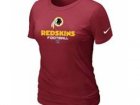 Women Washington RedSkins Red T-Shirt