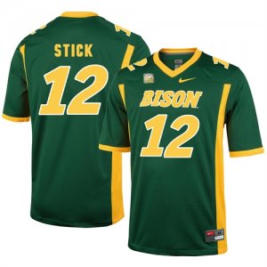 North Dakota State Bison 12 Easton Stick Green College Football Jersey