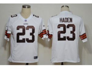 NIKE Cleveland Browns #23 Joe Haden White Game jerseys