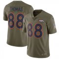 Nike Broncos #88 Demaryius Thomas Youth Olive Salute To Service Limited Jersey