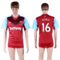 2017-18 West Ham United 16 NOBLE Home Thailand Soccer Jersey