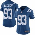 Women's Nike Indianapolis Colts #93 Erik Walden Limited Royal Blue Rush NFL Jersey