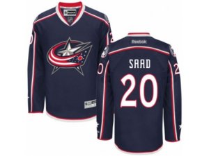 Youth Reebok Columbus Blue Jackets #20 Brandon Saad Authentic Navy Blue Home NHL Jersey