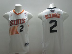 nba fans phoenix suns #2 bledsoe white jerseys