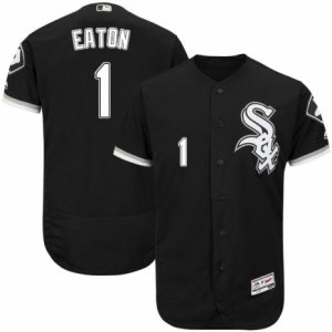 Men\'s Majestic Chicago White Sox #1 Adam Eaton Black Flexbase Authentic Collection MLB Jersey