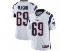 Mens Nike New England Patriots #69 Shaq Mason Vapor Untouchable Limited White NFL Jersey