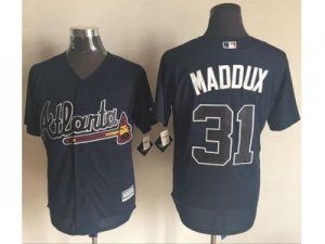 Atlanta Braves #31 Greg Maddux Blue New Cool Base Stitched MLB Jersey