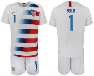 2018-19 USA 1 SOLO Home Soccer Jersey