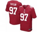 Mens Nike New York Giants #97 Devin Taylor Elite Red Alternate NFL Jersey