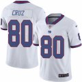 Mens Nike New York Giants #80 Victor Cruz Elite White Rush NFL Jersey