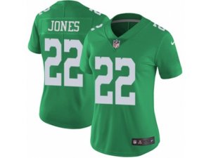 Women Nike Philadelphia Eagles #22 Sidney Jones Limited Green Rush NFL Jersey