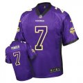 Nike Minnesota Vikings #7 Christian Ponder Purple Jersey(Elite Drift Fashion)