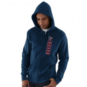 Houston Texans Hook and Ladder Full Zip Hoodie Navy