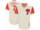 2017 Little League World Series Phillies #7 Maikel Franco Compa F Tan Jersey