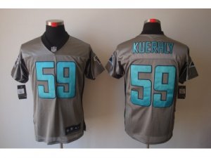 Nike NFL Carolina Panthers #59 Kuechly Grey Shadow Jerseys