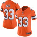 Women's Nike Denver Broncos #33 Shiloh Keo Limited Orange Rush NFL Jersey