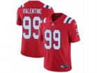 Mens Nike New England Patriots #99 Vincent Valentine Vapor Untouchable Limited Red Alternate NFL Jersey