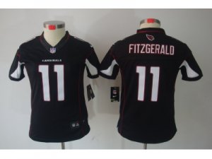 Nike Women Arizona Cardinals #11 Larry Fitzgerald black jerseys
