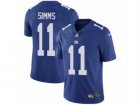 Mens Nike New York Giants #11 Phil Simms Vapor Untouchable Limited Royal Blue Team Color NFL Jersey