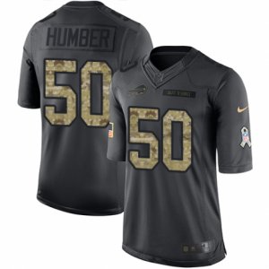 Mens Nike Buffalo Bills #50 Ramon Humber Limited Black 2016 Salute to Service NFL Jersey