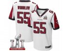 Mens Nike Atlanta Falcons #55 Paul Worrilow Elite White Super Bowl LI 51 NFL Jersey