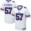 Mens Nike Buffalo Bills #57 Lorenzo Alexander Elite White NFL Jersey