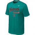 Nike MLB Houston Astros 2014 Home Practice T-Shirt - Green