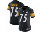 Women Nike Pittsburgh Steelers #75 Joe Greene Vapor Untouchable Limited Black Team Color NFL Jersey