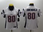 Nike Patriots #80 Danny Amendola White Women Vapor Untouchable Player Limited Jersey