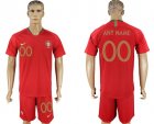 Portugal Home 2018 FIFA World Cup Mens Customized Jersey
