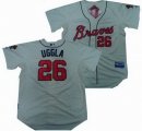 mlb Atlanta Braves #26 Uggla cream