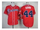 mlb jerseys atlanta braves #44 hank red[2014 new][hank]