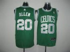 nba boston celtics #20 allen green[white number][2011 swingman r