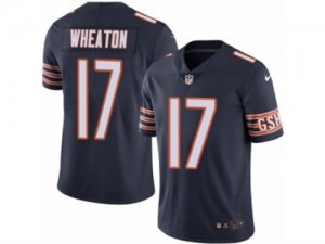 Mens Nike Chicago Bears #17 Markus Wheaton Elite Navy Blue Rush NFL Jersey