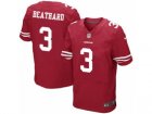 Mens Nike San Francisco 49ers #3 C. J. Beathard Elite Red Team Color NFL Jersey