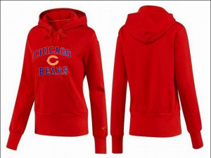 Women Chicago bears Logo Pullover Hoodie-012