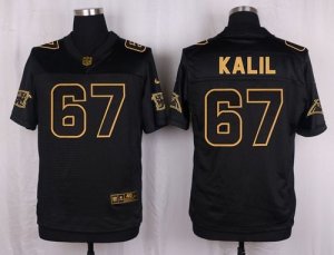 Nike Carolina Panthers #67 Ryan Kalil Pro Line Gold Collection Jersey(Elite)