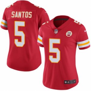 Women\'s Nike Kansas City Chiefs #5 Cairo Santos Limited Red Rush NFL Jersey