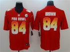 Nike AFC Steelers #84 Antonio Brown Red 2018 Pro Bowl Game Jersey