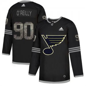 Blues #90 Ryan O\'Reilly Black Shadow Adidas Jersey