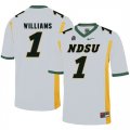 North Dakota State Bison 1 Marcus Williams White College Football Jersey