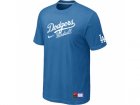 Los Angeles Dodgers Nike Short Sleeve Practice T-Shirt light Blue