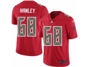 Nike Tampa Bay Buccaneers #68 Joe Hawley Limited Red Rush NFL Jersey