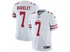 Mens Nike San Francisco 49ers #7 Matt Barkley Vapor Untouchable Limited White NFL Jersey