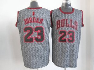 nba chicago bulls #23 jordan grey[static fashion swingman]