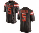 Men's Nike Cleveland Browns #5 Cody Kessler Game Brown Team Color NFL Jersey