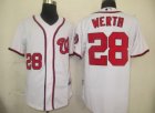 mlb Washington Nationals #28 Werth White